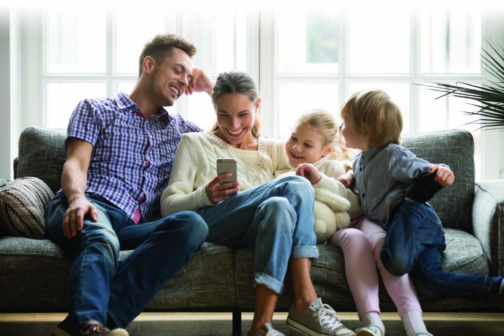 Family controlling thermostat