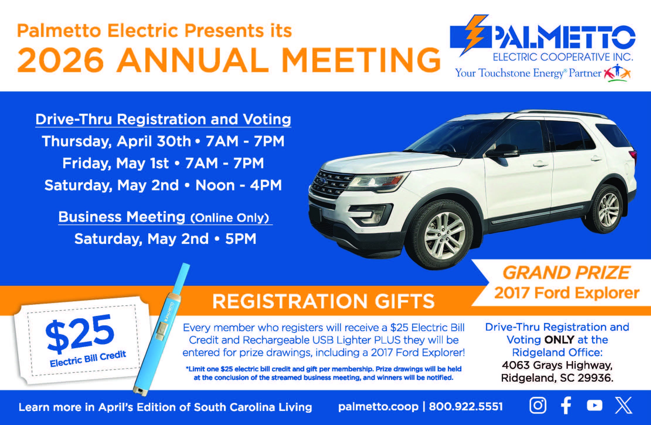 2026 Annual Meeting Registration and Voting Procedures 